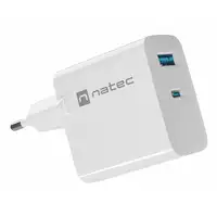 NATEC NUC-2142 cargador de dispositivo móvil Universal Blanco Corriente alterna Ca
