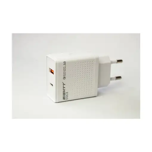 Eightt EQC3 cargador de dispositivo móvil Universal Blanco Corriente alterna Carga