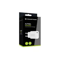 Conceptronic ALTHEA14W cargador de dispositivo móvil Universal Blanco Corriente al