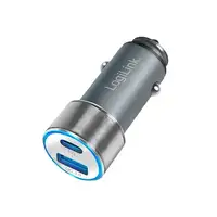 LogiLink PA0252 cargador de dispositivo móvil Universal Gris Encendedor de cigarri