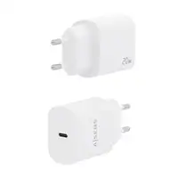 AISENS Cargador USB-C PD3.0 1 Puerto 1xUSB-C 20W, Blanco