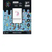 TECH ONE TECH TEC2501 cargador de dispositivo móvil Smartphone Blanco Corriente al