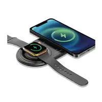 RealPower ChargeAIR Duo Smartphone, Reloj inteligente Negro USB Interior