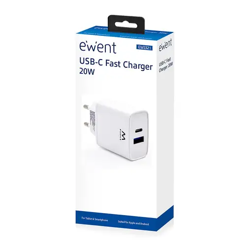 Ewent EW1321 cargador de dispositivo móvil Universal Blanco Corriente alterna Carg