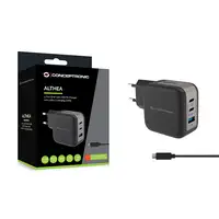 Conceptronic ALTHEA17B cargador de dispositivo móvil Universal Negro Corriente alt