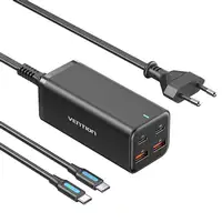 Vention Cargador de Pared FBSBG-EU/ 2xUSB Tipo-C/ 2xUSB/ 100W
