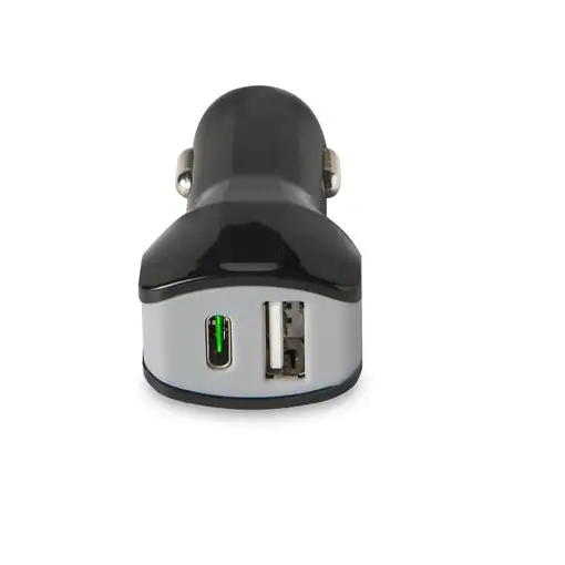 Celly CCTYPECUSBBK cargador de dispositivo móvil Universal Negro Encendedor de cig