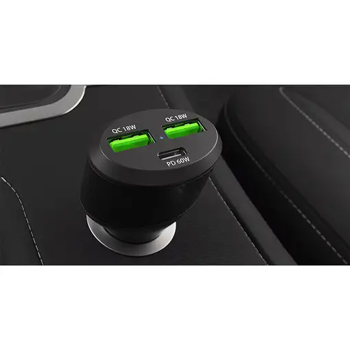 NATEC Coney Universal Negro Encendedor de cigarrillos Carga rápida Auto