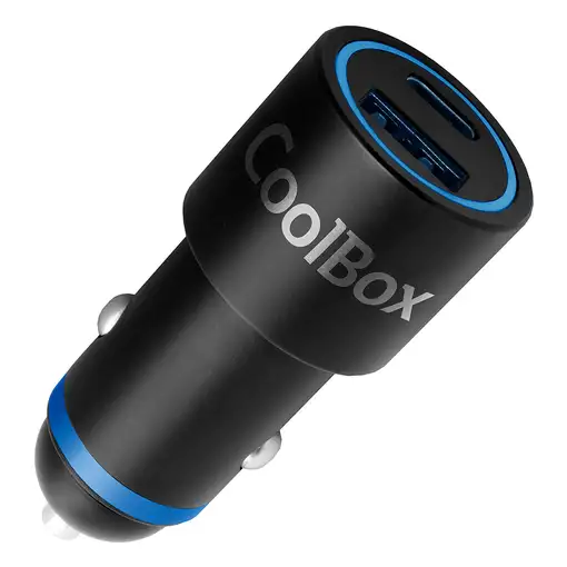 CoolBox COO-CUC-48CA cargador de dispositivo móvil Universal Negro, Azul Encendedo