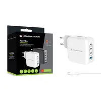 Conceptronic ALTHEA18W cargador de dispositivo móvil Universal Blanco Corriente al