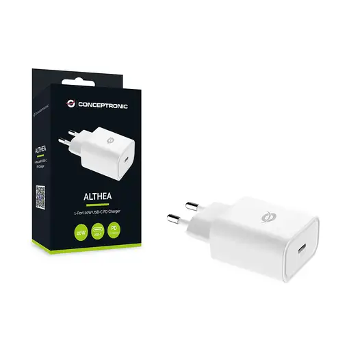 Conceptronic ALTHEA07W cargador de dispositivo móvil Universal Blanco Corriente al