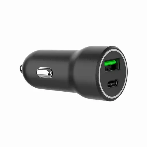Gembird TA-UC-A2PDQC20-CAR-01 cargador de dispositivo móvil Universal Negro Encend