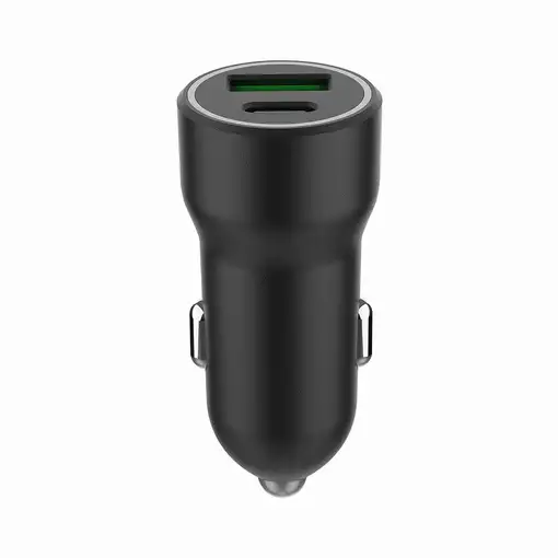 Gembird TA-UC-A2PDQC20-CAR-01 cargador de dispositivo móvil Universal Negro Encend