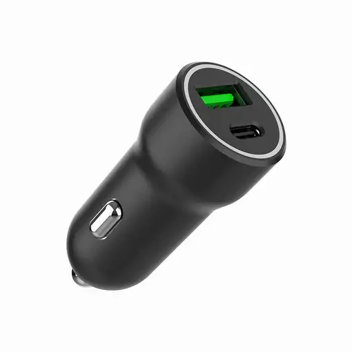 Gembird TA-UC-A2PDQC20-CAR-01 cargador de dispositivo móvil Universal Negro Encend
