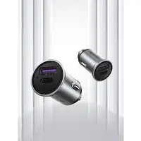 Vention Cargador de Coche FFFH0/ 1xUSB-Tipo C/ 1xUSB/ 30W