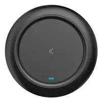Ksix Base de carga inalámbrica Fast Charge 15 W, Para smartphones y auriculares Qi