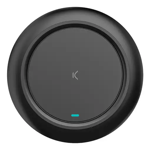 Ksix Base de carga inalámbrica Fast Charge 15 W, Para smartphones y auriculares Qi