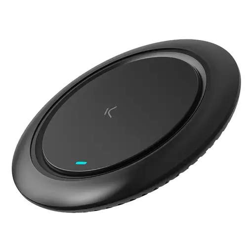 Ksix Base de carga inalámbrica Fast Charge 15 W, Para smartphones y auriculares Qi