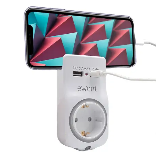 Ewent EW1225 cargador de dispositivo móvil Universal Blanco Corriente alterna Inte