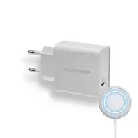 RealPower PC-MagSet Universal Blanco Corriente alterna Cargador inalámbrico Interi