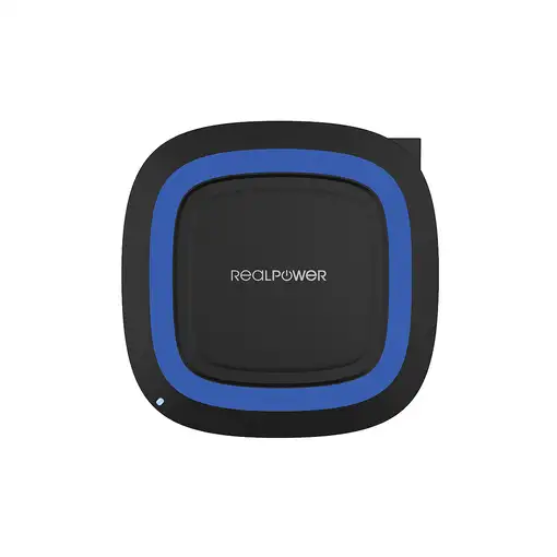 RealPower FreeCharge-10 Smartphone Negro Corriente alterna Cargador inalámbrico Ca