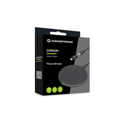 Conceptronic GORGON03G cargador de dispositivo móvil Auriculares, Smartphone Gris