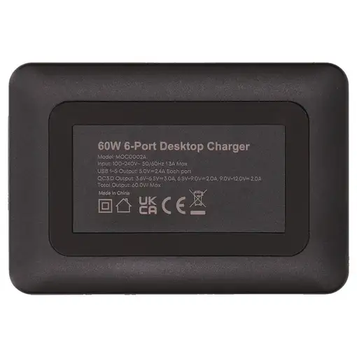 2-Power MOC0002A-EU cargador de dispositivo móvil Universal Negro Corriente altern