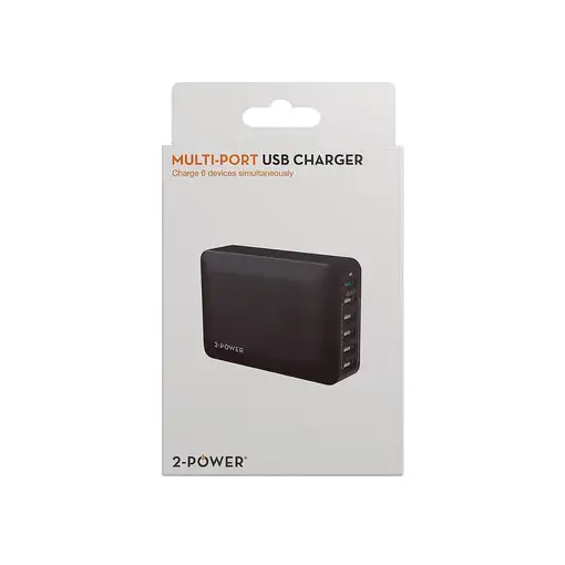 2-Power MOC0002A-EU cargador de dispositivo móvil Universal Negro Corriente altern