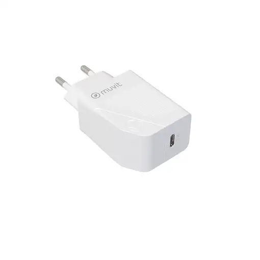 Muvit MCACC0012 cargador de dispositivo móvil Universal Blanco Corriente alterna C