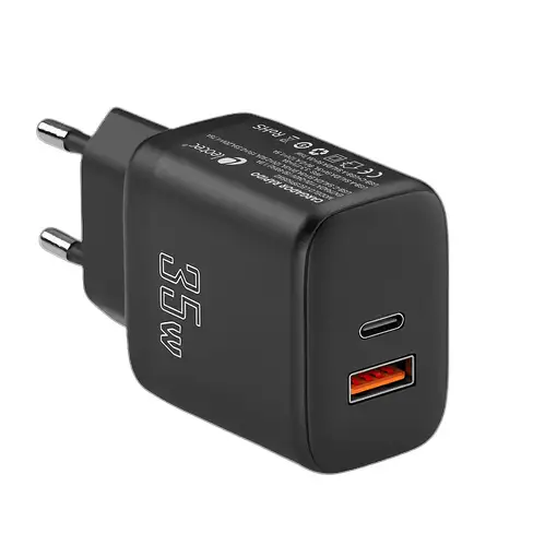 Leotec LECSPH35W2K cargador de dispositivo móvil Universal Negro Corriente alterna