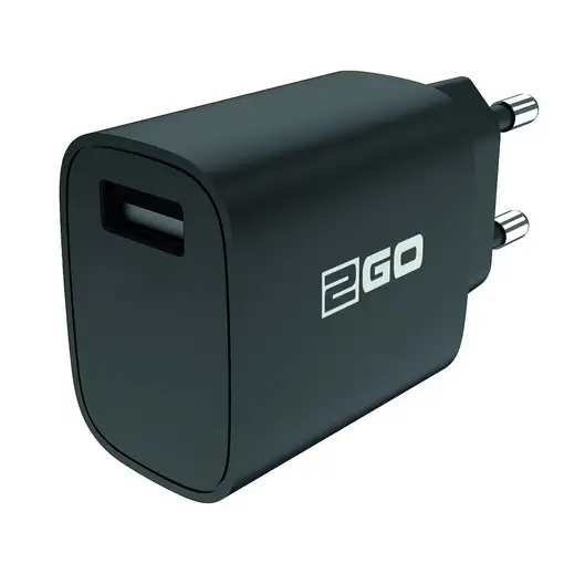 2GO 797271 cargador de dispositivo móvil Universal Negro Corriente alterna Interio