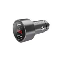 Eightt ECC2 cargador de dispositivo móvil Universal Gris Encendedor de cigarrillos