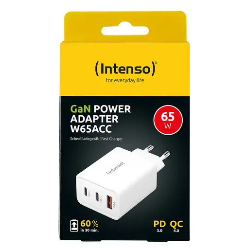 Intenso POWER ADAPTER 1XUSB-A/2XUSB-C/7806512 Universal Blanco Corriente alterna C