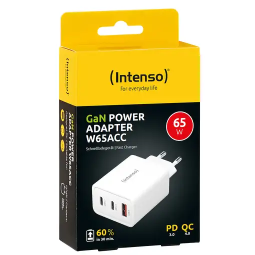 Intenso POWER ADAPTER 1XUSB-A/2XUSB-C/7806512 Universal Blanco Corriente alterna C