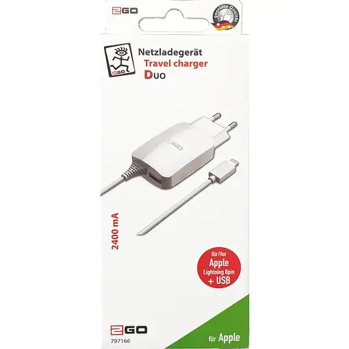 2GO 797166 cargador de dispositivo móvil Universal Blanco Corriente alterna Interi