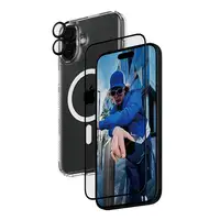 PanzerGlass ® 3-in-1 Protection Bundle iPhone 16 Plus Protector de pantalla Apple