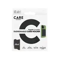 PanzerGlass CARE by ® Fashionable Card Holder Black iPhone funda para teléfono móv