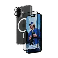 PanzerGlass ® 3-in-1 Protection Bundle iPhone 16 Protector de pantalla Apple 1 pie
