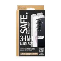 PanzerGlass SAFE. by ® 3-in-1 Protection Pack Samsung Galaxy A35 5G Protector de p