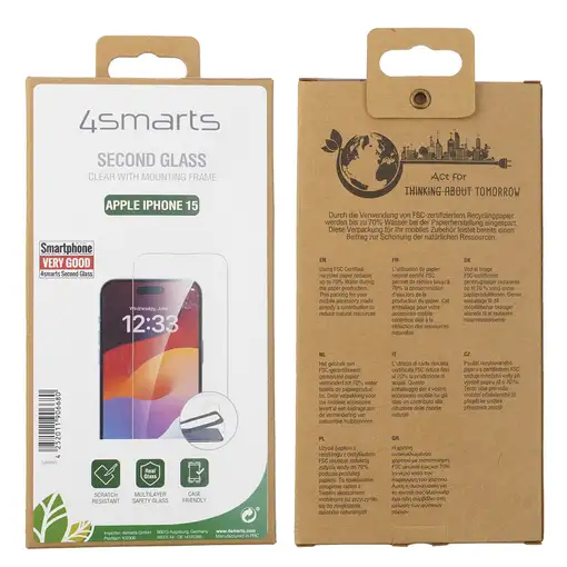 4smarts 540595 protector de pantalla o trasero para teléfono móvil Apple 1 pieza(s