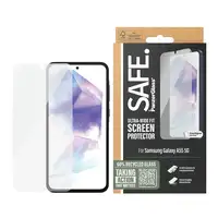 PanzerGlass SAFE. by ® Screen Protector Samsung Galaxy A55 5G | Ultra-Wide Fit w.