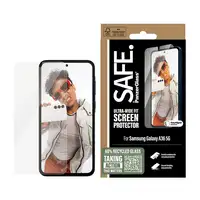 PanzerGlass SAFE. by ® Screen Protector Samsung Galaxy A36 5G | Ultra-Wide Fit w.