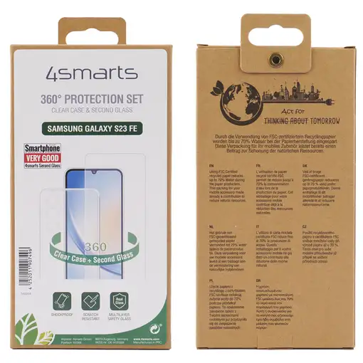 4smarts 540694 protector de pantalla o trasero para teléfono móvil Protector de pa