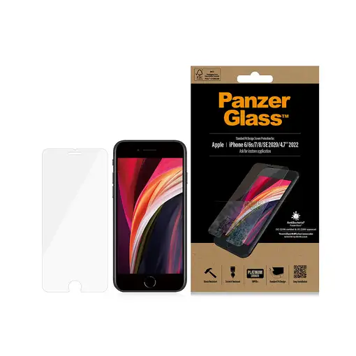 PanzerGlass ® Screen Protector iPhone 8 | 7 | 6s | 6 | SE (2020/2022) | Standard F