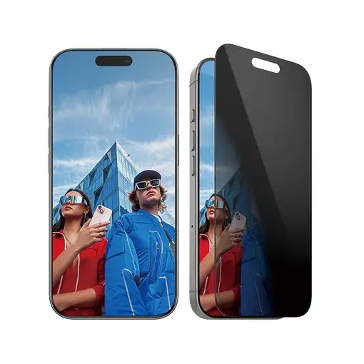 PanzerGlass ® Privacy Screen Protector iPhone 16 Pro | Ultra-Wide Fit Protector de