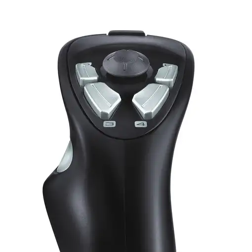 Logitech G 942-000031 mando y volante Negro, Blanco USB 2.0 Palanca de mando Digit