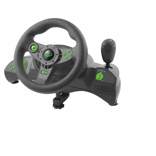 Esperanza EGW102 mando y volante Negro, Verde USB Digital PC, Playstation 3