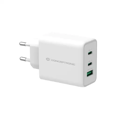 Conceptronic ALTHEA12W cargador de dispositivo móvil Universal Blanco Corriente al