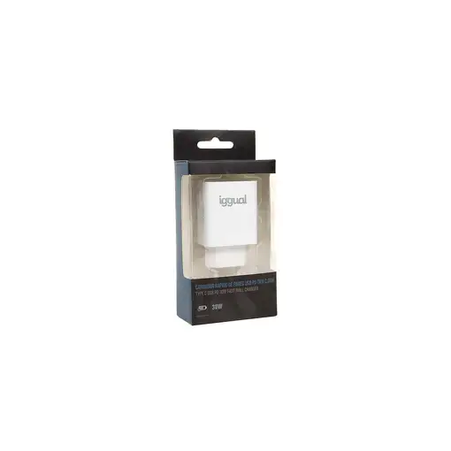 iggual Cargador rápido de pared USB PD tipo C 30W