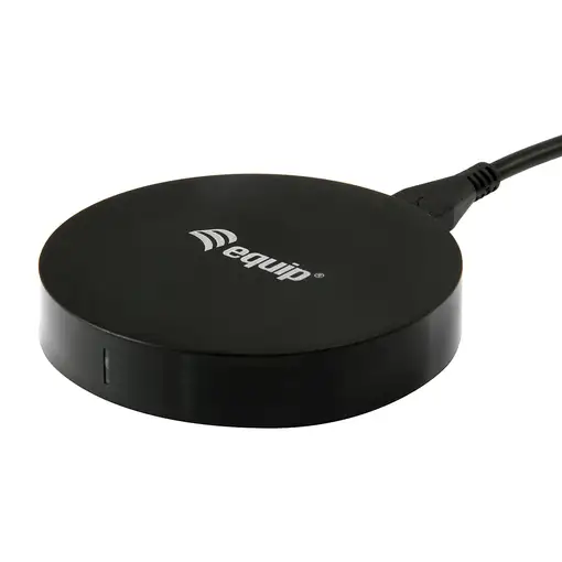Equip 245500 cargador de dispositivo móvil Smartphone Negro USB Cargador inalámbri